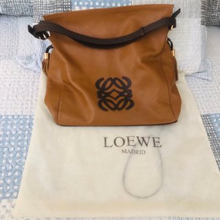 Bolso Loewe Marrón Piel original!!!