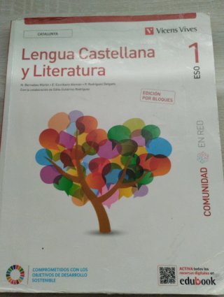 Libro de Lengua Castellana y Literatura de 1°