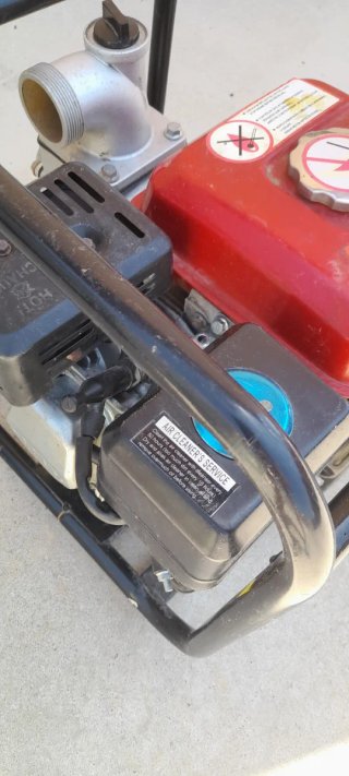 Motobomba de agua Eberth 6,5CV 4T
