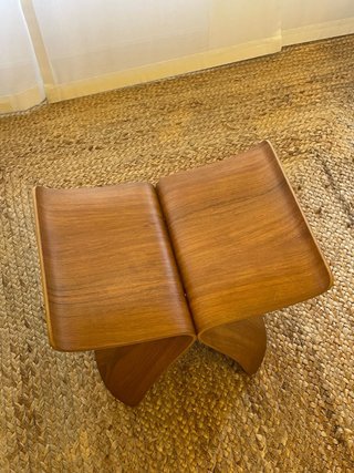 Taburete Butterfly Madera
