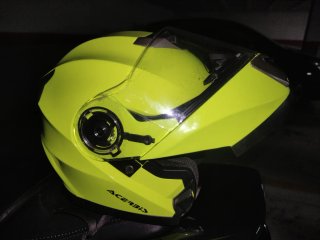 Casco de Moto Amarillo