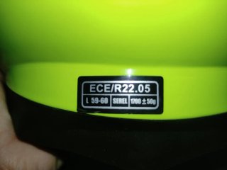 Casco de Moto Amarillo