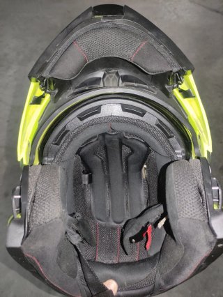 Casco de Moto Amarillo