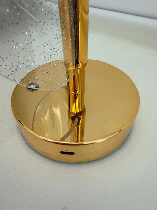 Lampada LED Bagutta oro trasparente
