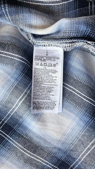 Camicia quadri donna Gap tg. L