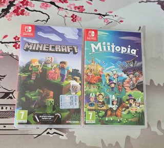 Minecraft y Miitopia juegos para Nintendo Switch