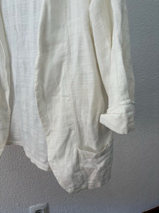 Americana fina verano blanca
