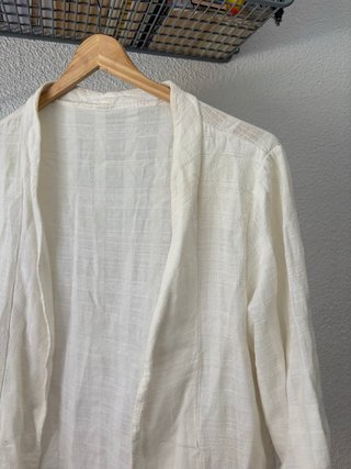 Americana fina verano blanca