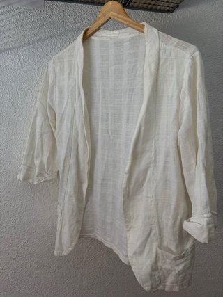 Americana fina verano blanca