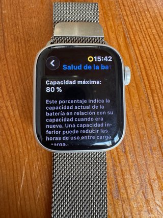 Reloj Apple Watch Serie 7 Oro/Plata