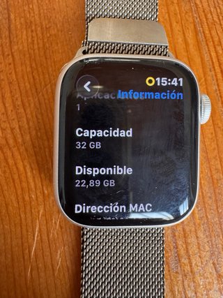 Reloj Apple Watch Serie 7 Oro/Plata