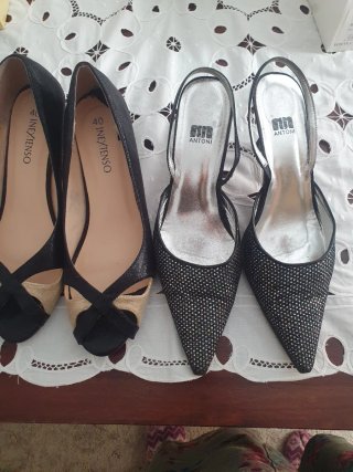 Lote 2 Pares Zapatos Mujer Talla 40