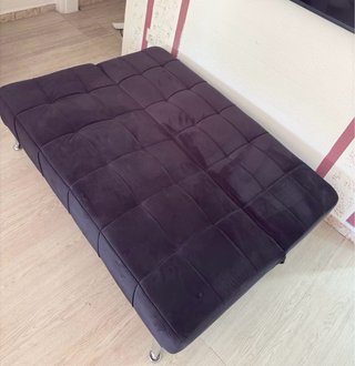 Sofá Cama Esquinero negro