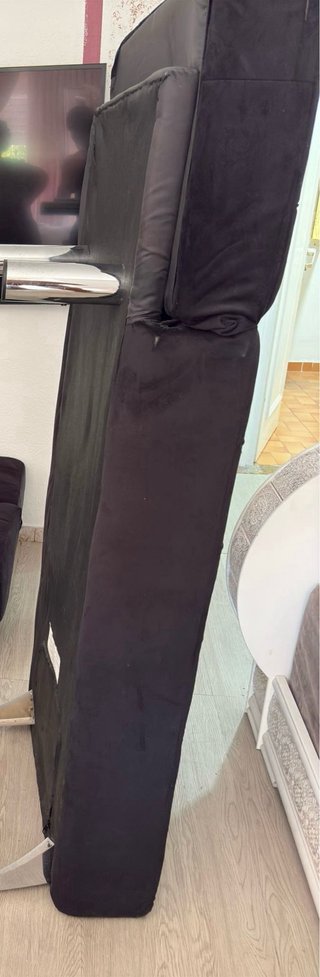 Sofá Cama Esquinero negro