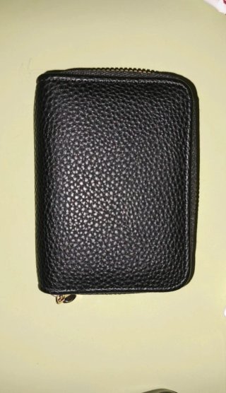 Bolso y monedero negro