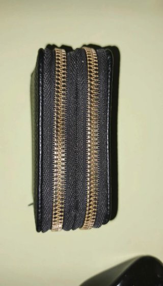 Bolso y monedero negro