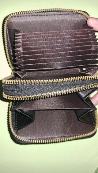 Bolso y monedero negro