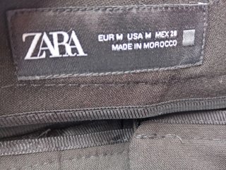 Pantalones Zara negros anchos