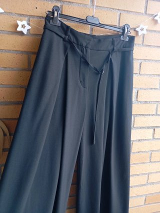 Pantalones Zara negros anchos