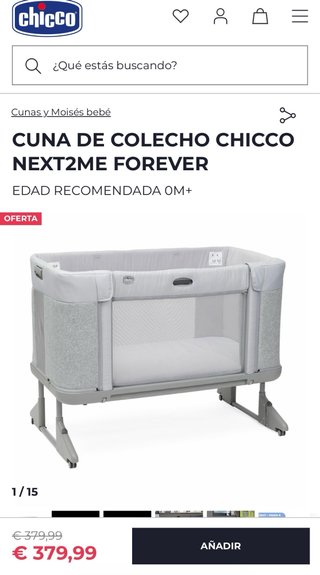 Cuna de colecho Chicco Next2Me Forever