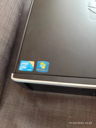 Ordenador HP sobremesa PC Negro/Plateado