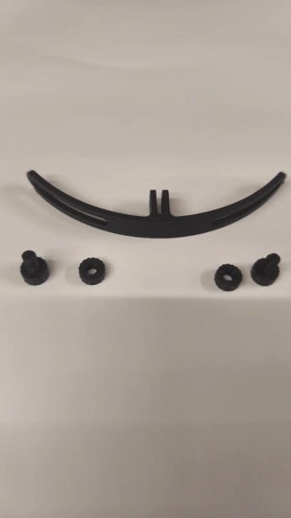 Soporte Curvo para dorsal