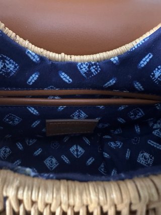 Bolso Pepe Jeans Mimbre y Piel