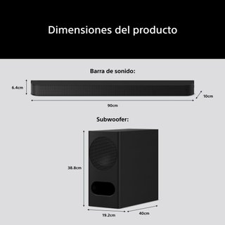 Sony BRAVIA Theatre Bar 5.1 Barra Sonido
