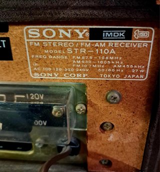 Sintoamplificatore Sony STR-110 A vintage