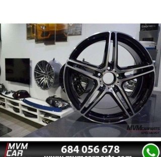 Llantas 18 Mercedes SL Negra MB47