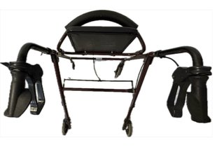 Andador con asiento y ruedas