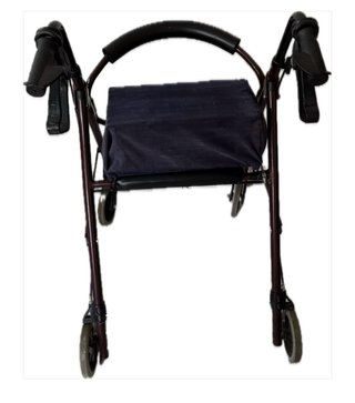 Andador con asiento y ruedas