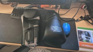 Guantes Boxeo Fighting 14oz Negros/Plata