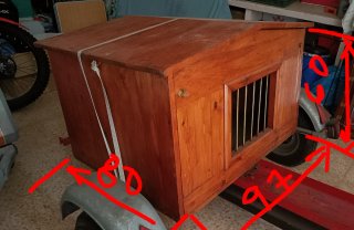 Transportín Madera Perros (2-3)