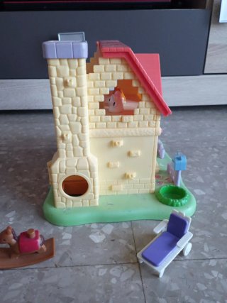 Casita juguete Hamtaro y amigos