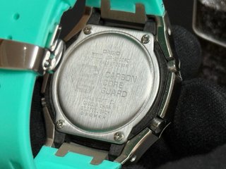 G-Shock GA-2100RC Mod Plata/Turquesa