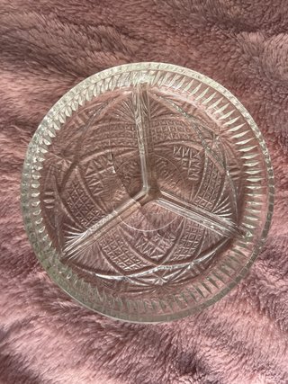 Plato cristal decorado Mahou