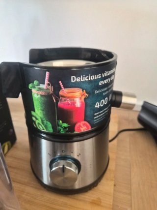 Licuadora Cecotec Juice&Fresh 400 Titan Black