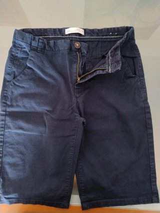 Pantalón corto Zara Kids azul marino Talla 13-14