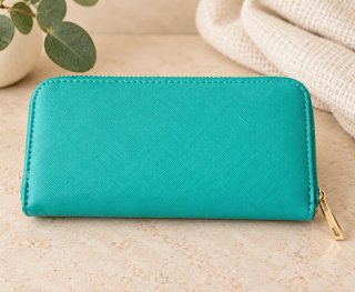 Cartera nueva Stradivarius verde agua