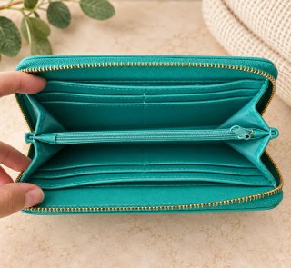 Cartera nueva Stradivarius verde agua