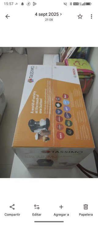 Cafetera Tassimo Bosch Compact One