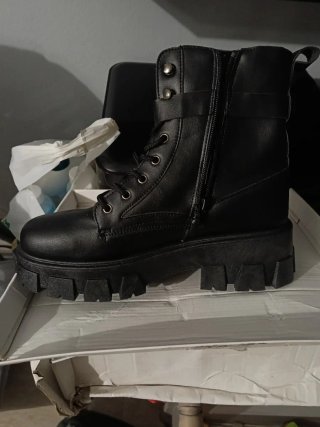 Botas militares negras mujer talla 39