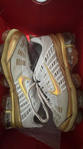 Zapatillas Nike Air Max 97 Doradas Blancas