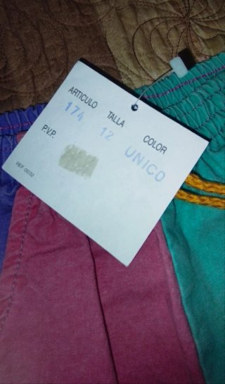 Bañador niño, años 80 multicolor