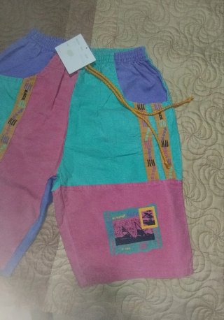 Bañador niño, años 80 multicolor