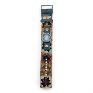 RELOJ FOSSIL T69430 VERDE CORRA DE PIEL