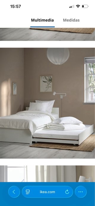 Estructura cama nido + 2 colchones