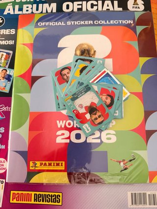Álbum Panini Mundial 2026 + Cromos