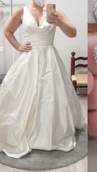 Vestido de Novia Blanco Usado 1 sola vez Talla 44